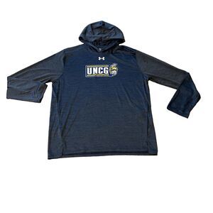 UNC Greensboro Spartans Hoodie UNCG Under Armour Storm Sweatshirt Large Blue
